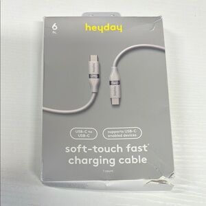 Heyday Gray USB-C to USB-C Charging Cable